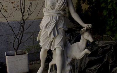 Restauración de una estatua de mármol