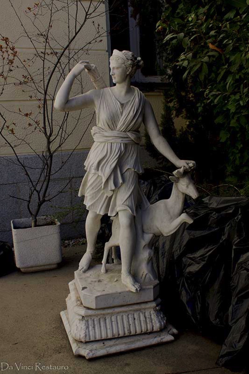 Restauración escultura mármol